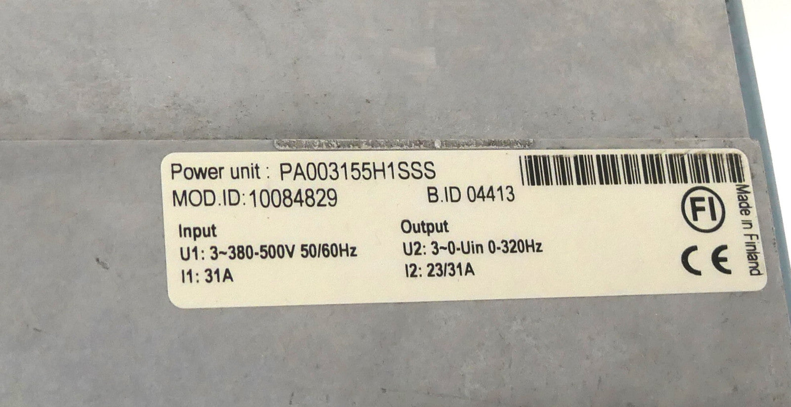 VACON PA003155H1SSS  380-500V 31A UNMP