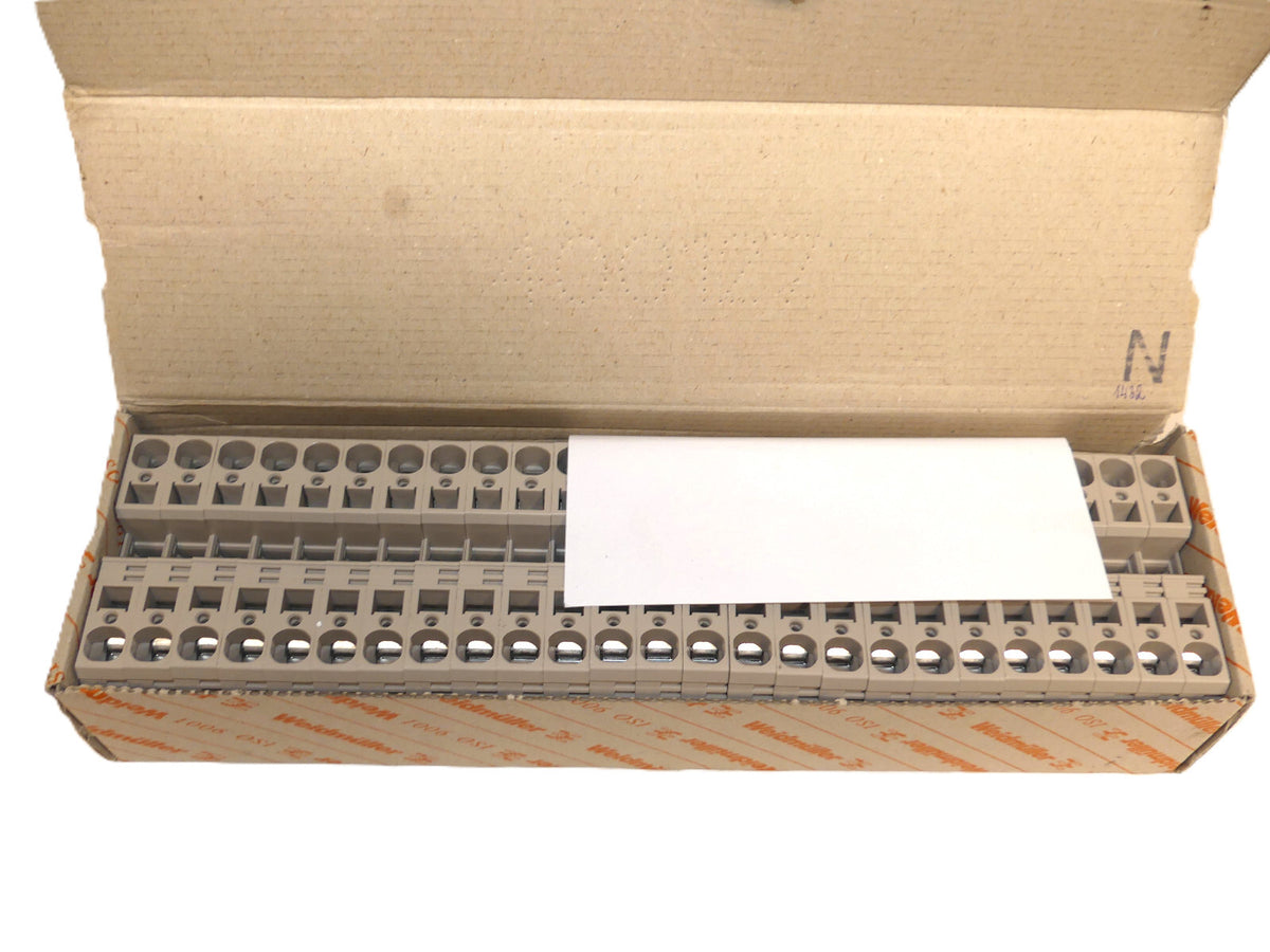 25x Weidmüller ZDU16 1745230000 Durchreihenklemmen