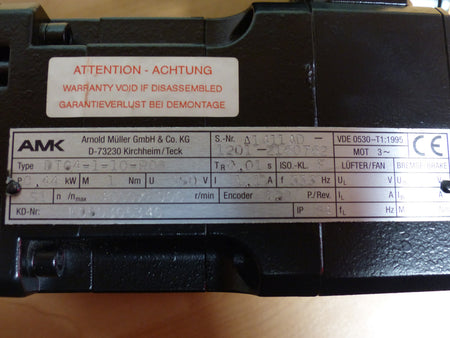 AMK Servomotor DTG4-1-10-R00 mit eisele getriebe epl64/1