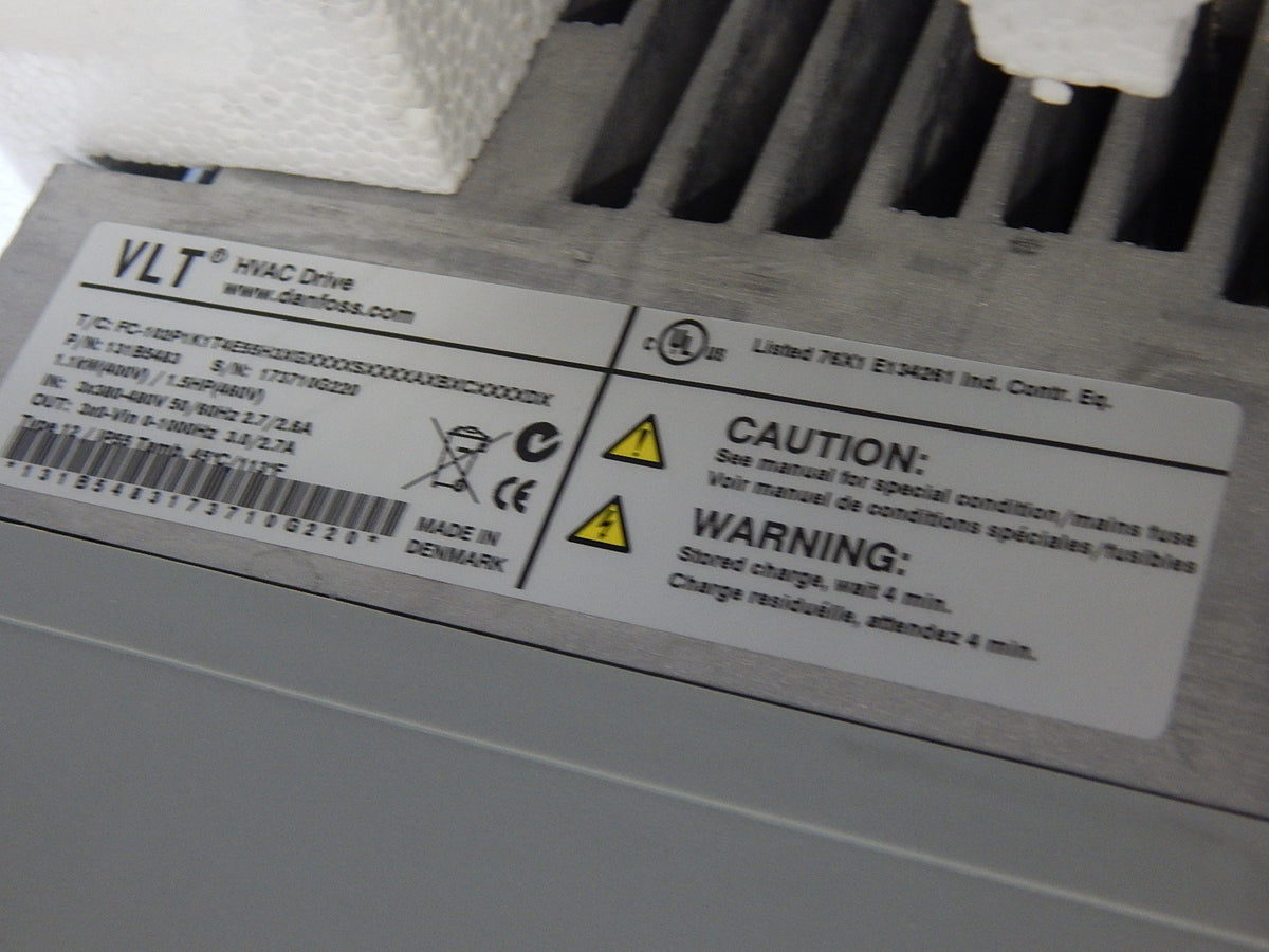 Danfoss VLT HVAC Drive  FC-102P1K1T4E55H3XGXXXXSXXXXAXBXXCXXXXDX 1,1KW
