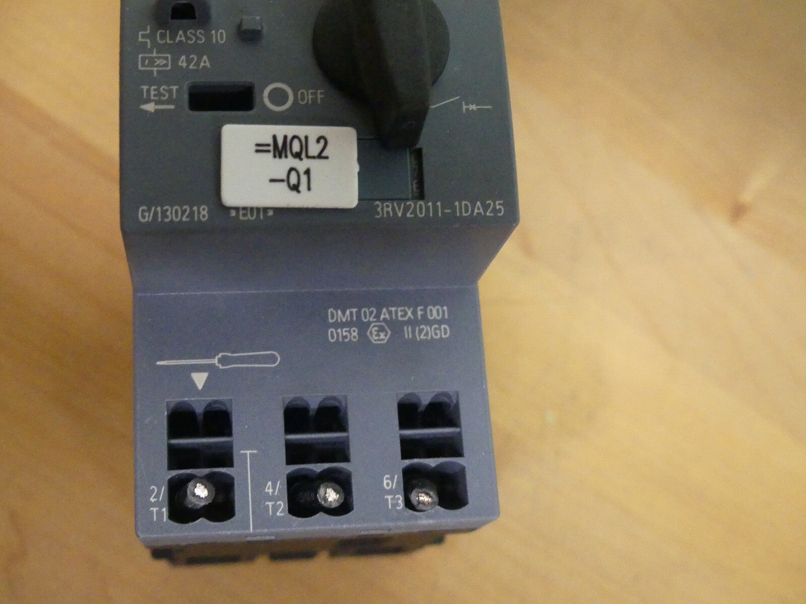 SIEMENS 3RV2011-1DA25 SIRIUS