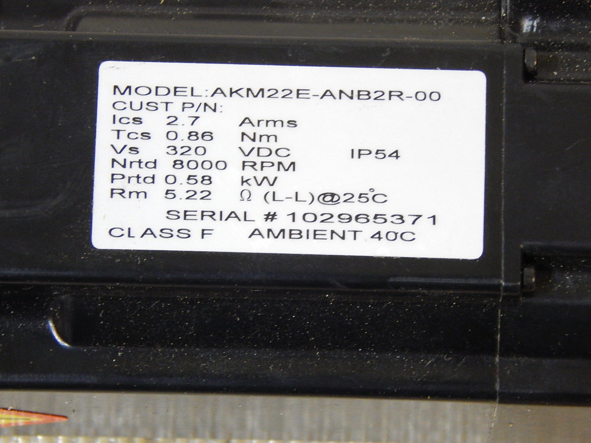 Kollmorgen Synchron-Servomotor AKM22E-ANB2R-00  Neuwertig