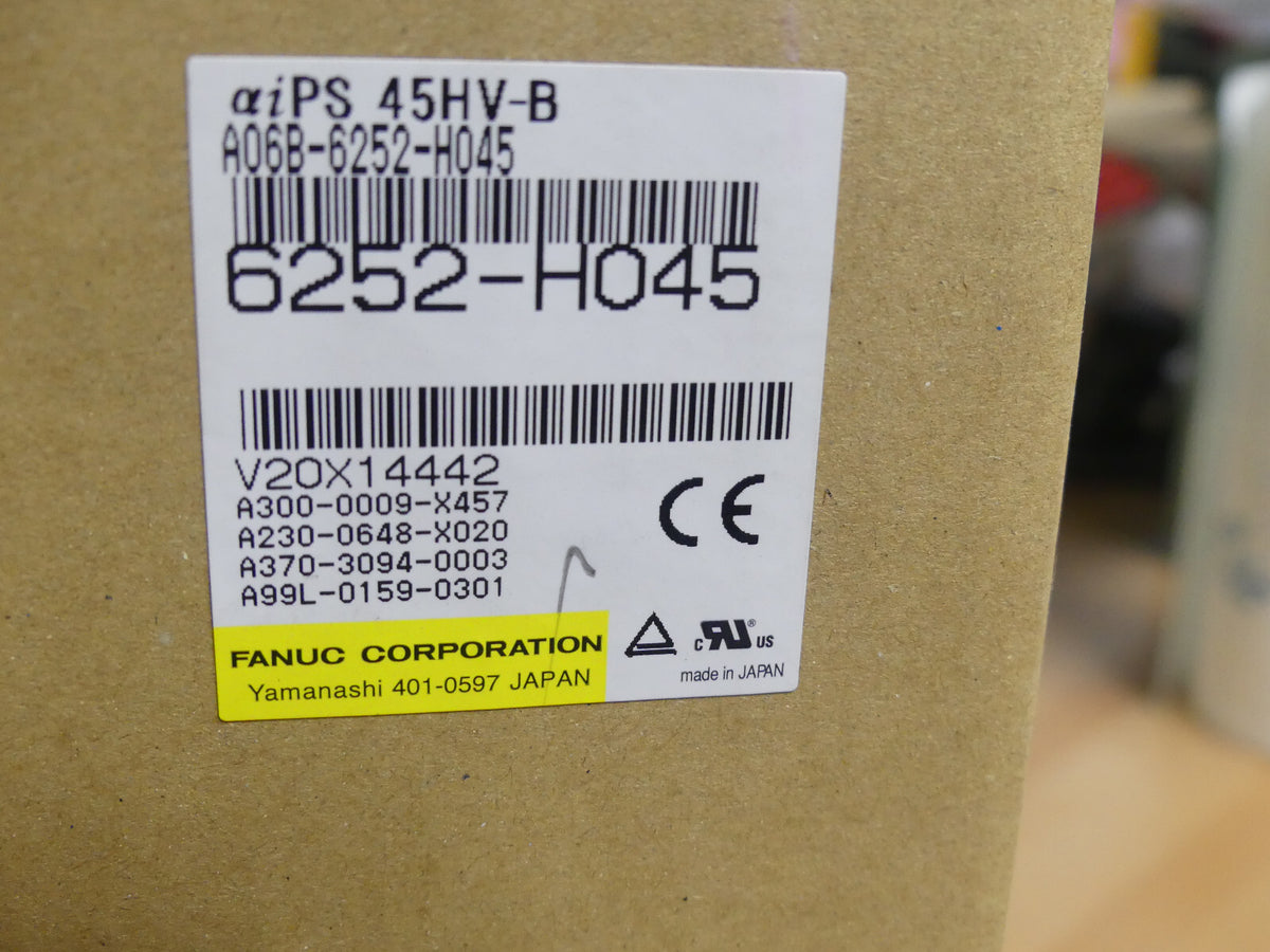 FANUC A06B-6252-H045 Servo Amplifier New