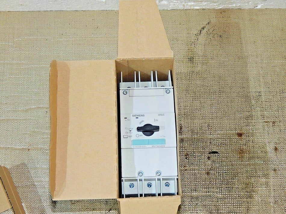  Siemens Leistungsschalter  3RV1742-5AD10  10A Motorschutzschalter New