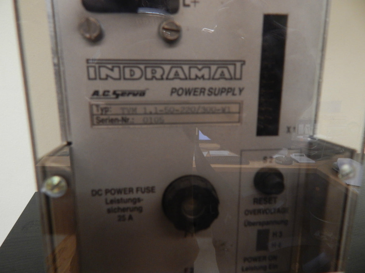 INDRAMAT AC- Servo Power Supply TVM 1.1-050-220/300-W1
