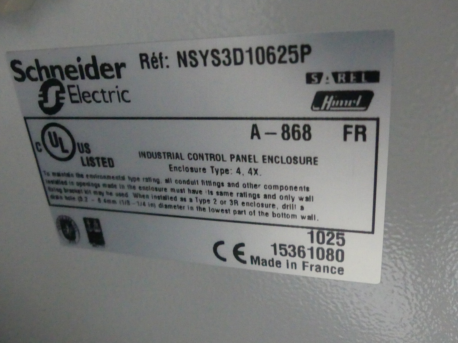 HSR Verfahrenstechnik Klimaschrank P10042101