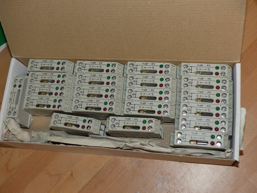 21 x  Stück Wieland Erdleitertrennklemme 9760 U/8 TKE 48 V/V0  57.110.1655.0