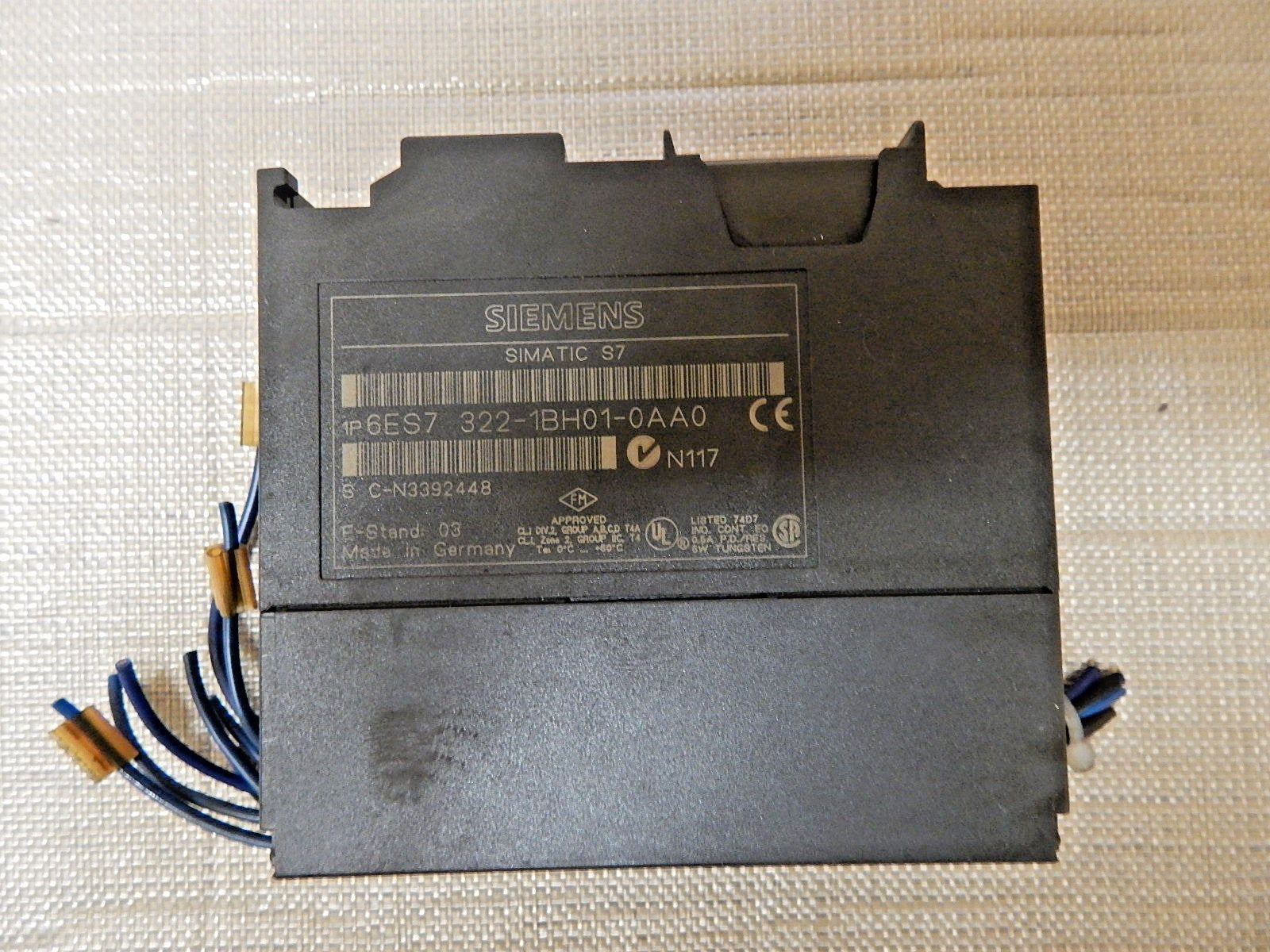 Siemens 6ES7322-1BH01-0AA0 Digitalausgabe E-Stand 03 Used