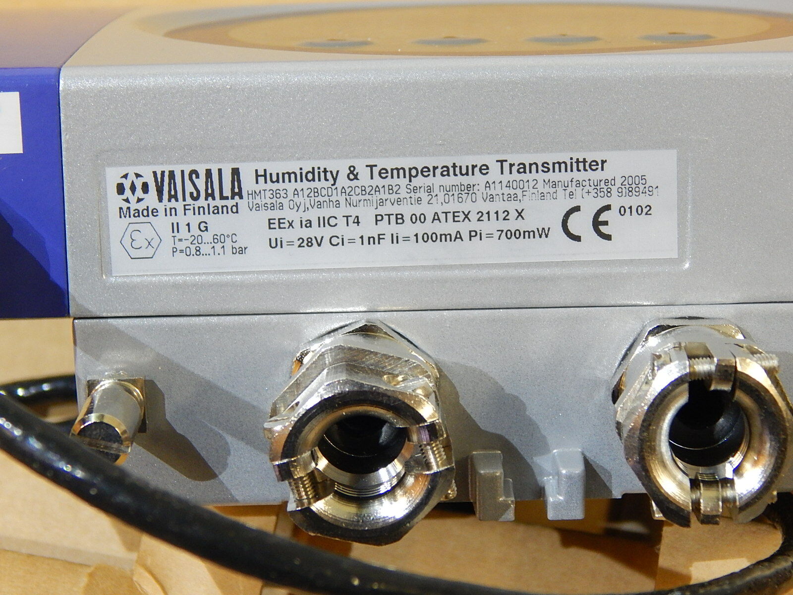 Vaisala: HMT363  A12BCD1A2CB2A1B2 Luftfeuchtigkeit & Temperatur Transmitter  New