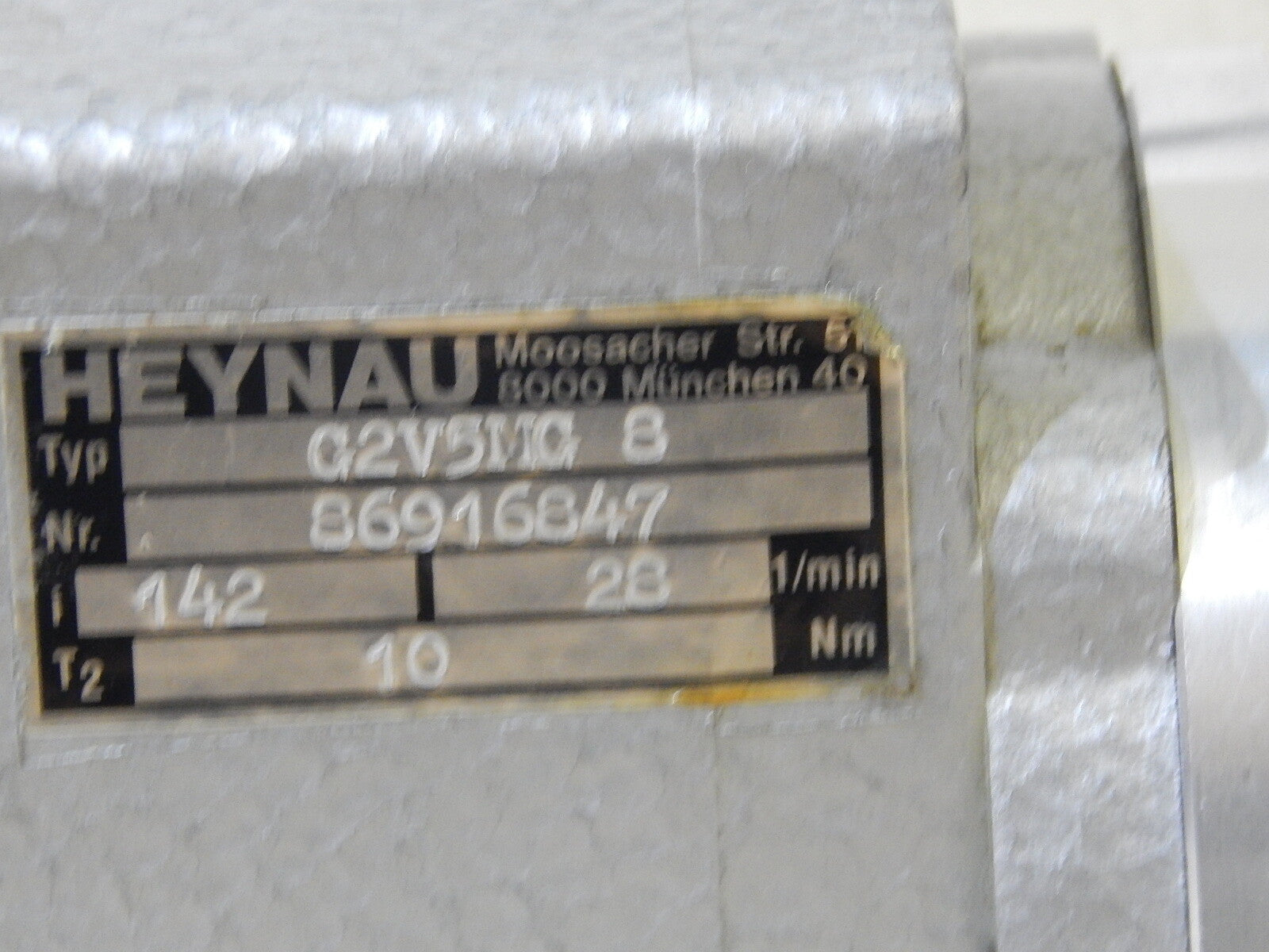 Heynau G2V5MG 8 Motor 