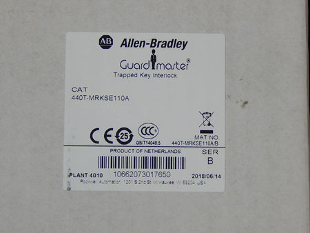  Allen Bradley Guardmaster Prosafe  CAT  440T-MRKSE5110A New