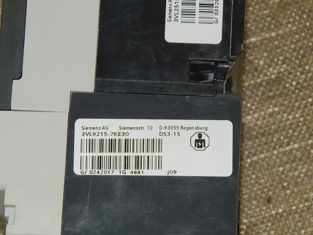 Siemens Leistungsschalter 3VL2515-2KE30-0AB1 +3VL9215-7KE30 150A Top Zustand 