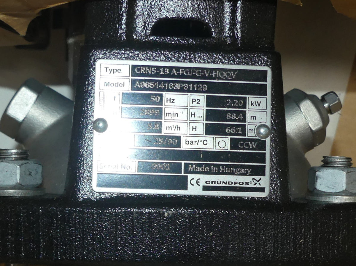 GRUNDFOS CRN5-13A-FGJ-G-V-HQQV