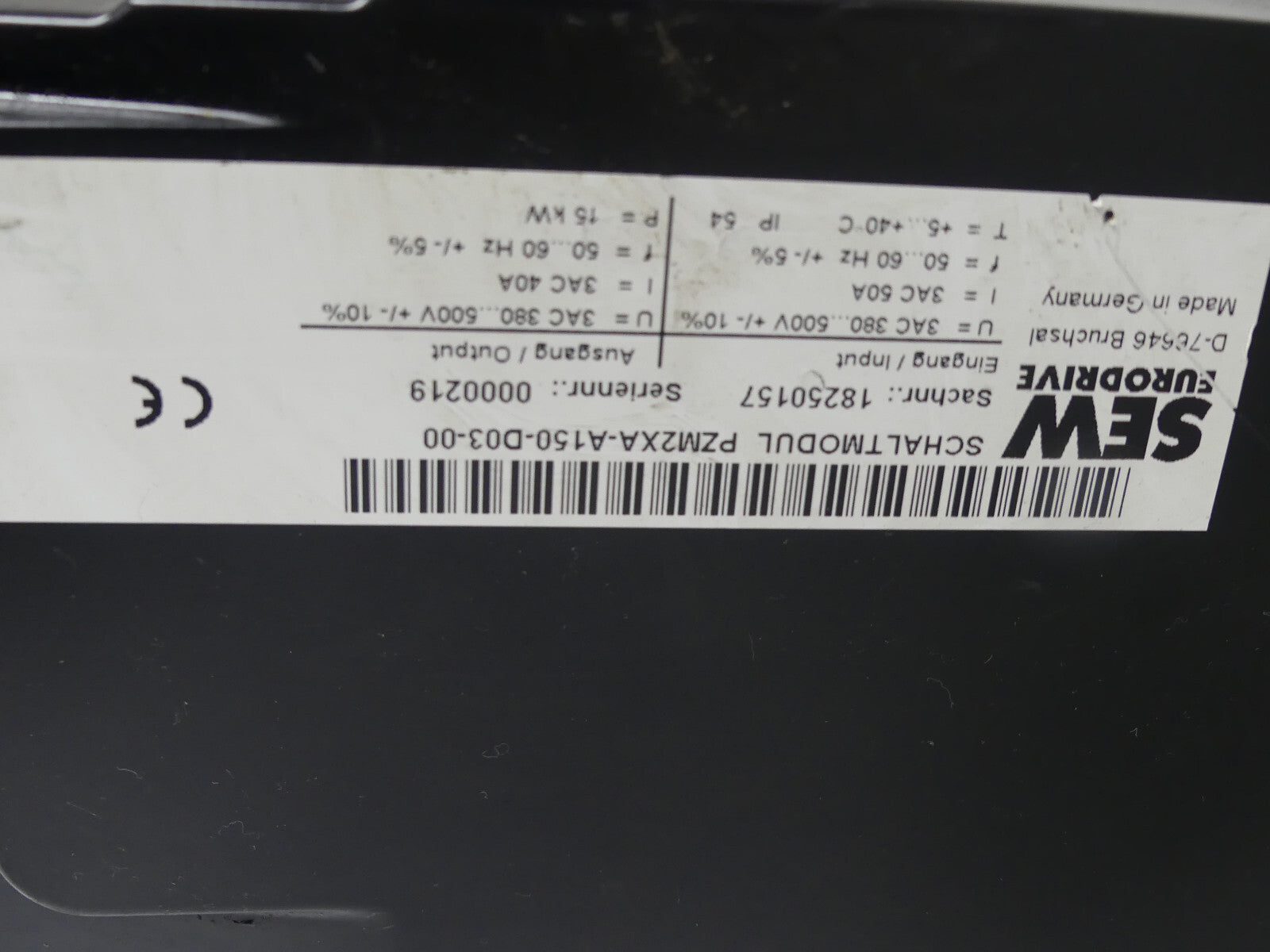 SEW Eurodrive MOVIPRO PHC21A-A075M1-E20A-00/S11