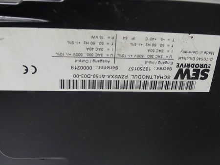SEW Eurodrive MOVIPRO PHC21A-A075M1-E20A-00/S11
