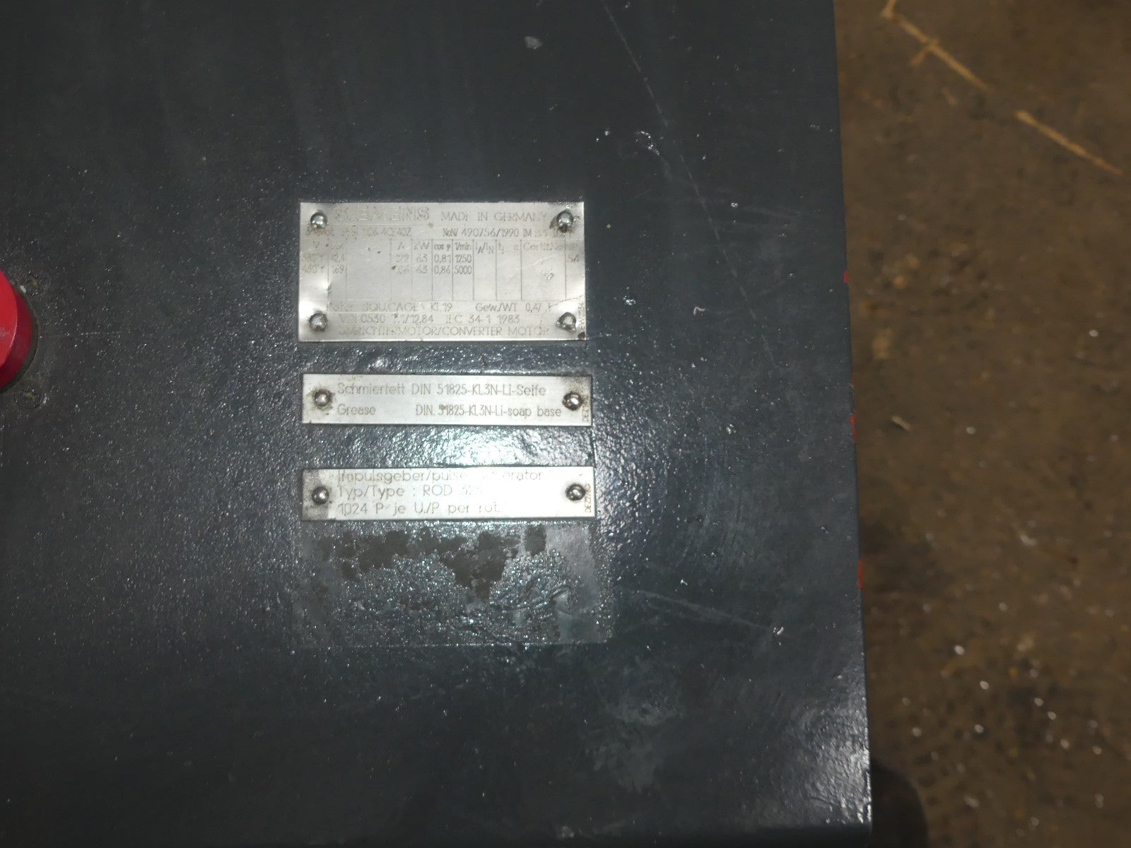 Siemens 1PH6206-4CE40-Z   1PH62064CE40Z  Hauptspindelmotor