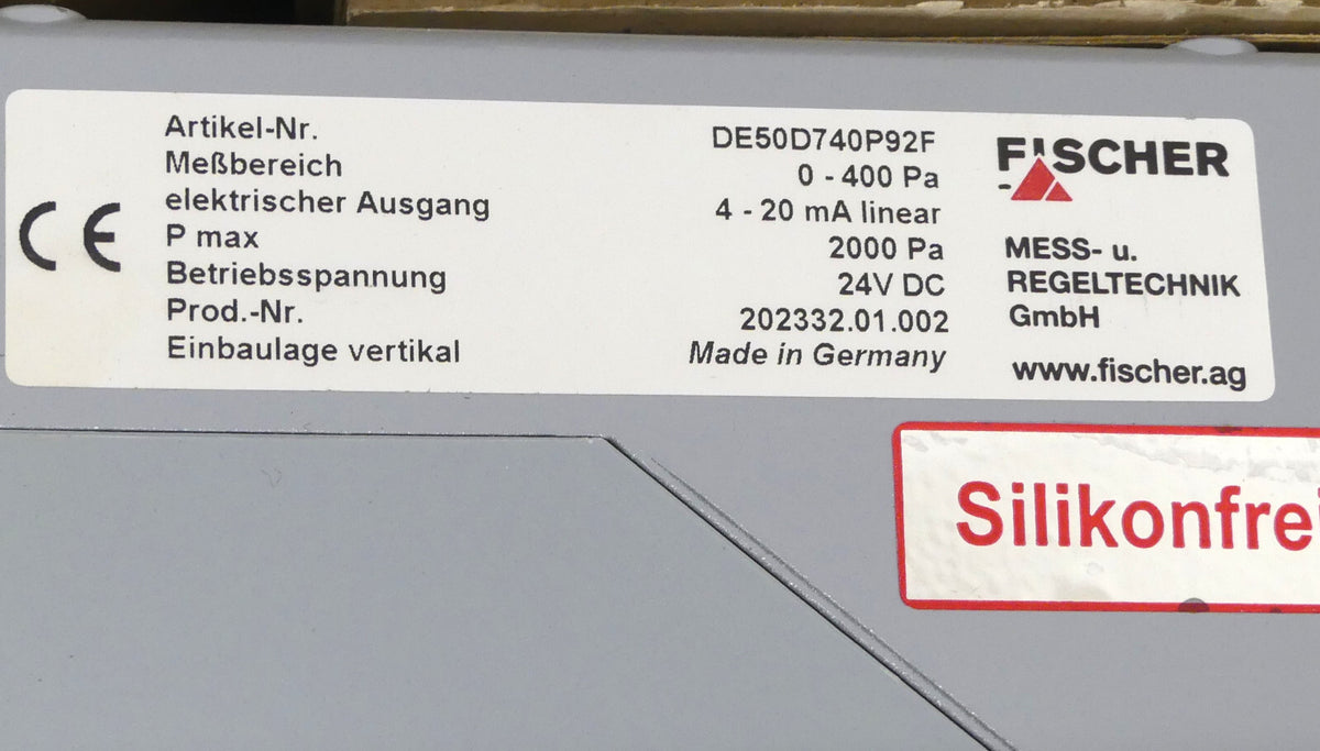 Fischer Mess- und Regeltechnik DE50D740P92F