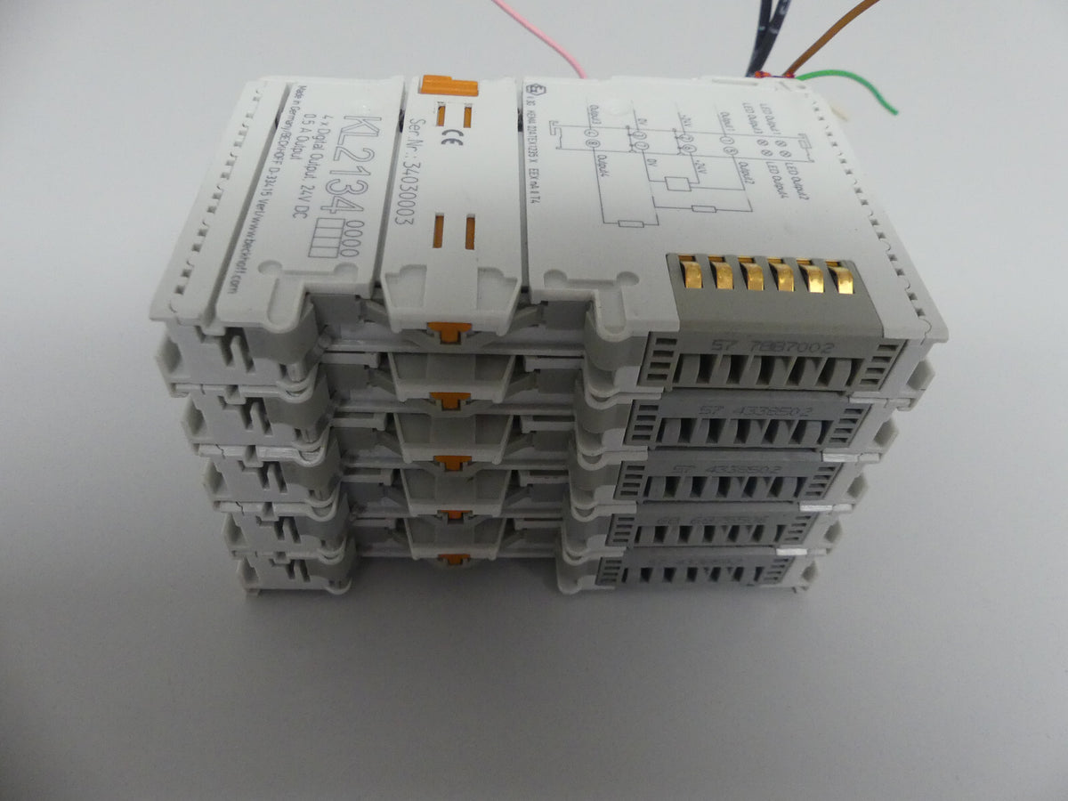 5x Beckhoff KL2134
