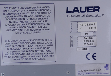 Lauer VPC take off line Industrie-PC  AVTCE210.2U