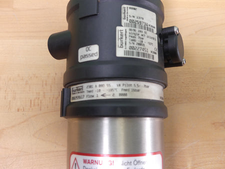 BURKERT 8696 24V DC Single act pilot0 6 Pnax 7bar burgert 2301 A 08D SS