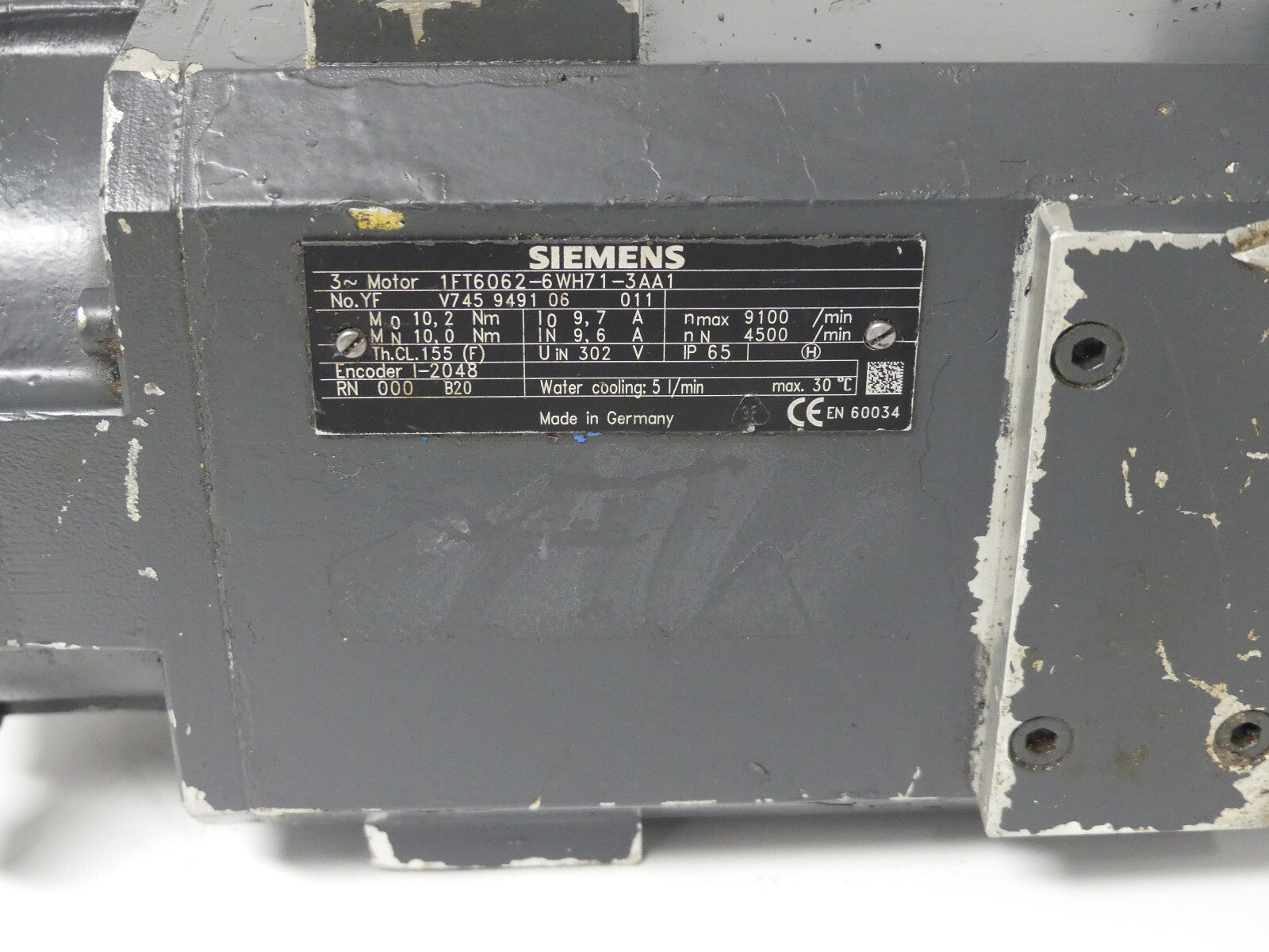 SIEMENS 1FT6062-6WH71-3AA1 (leicht beschädigt)