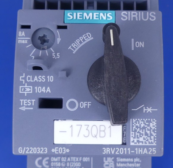 Siemens Sirius 3RV2011-1HA25 Leistungsschalter