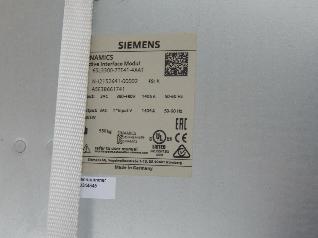 Siemens 6SL3300-7TE41-4AA1
