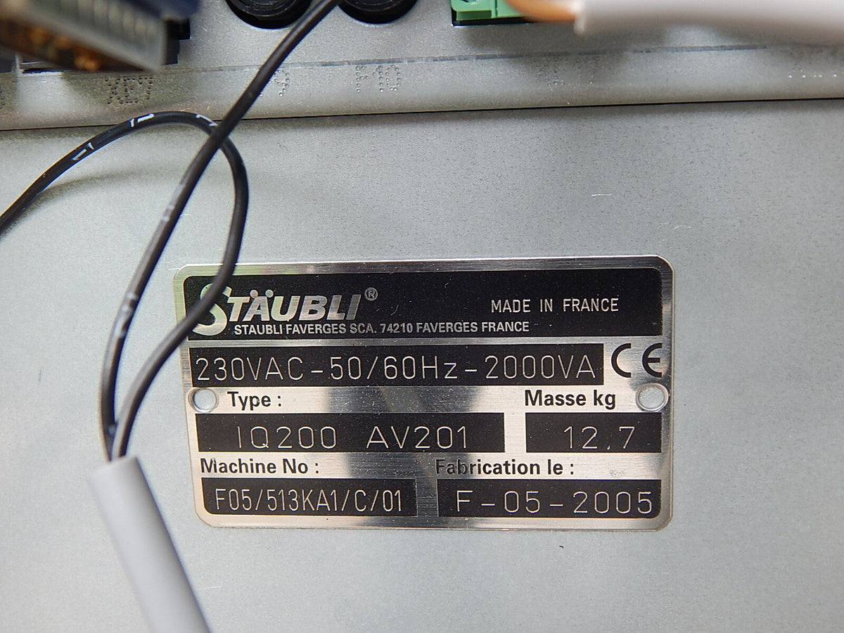  Stäubli Schwenkarmroboter turbo SCARA SR4 plus Steuereinheit 
