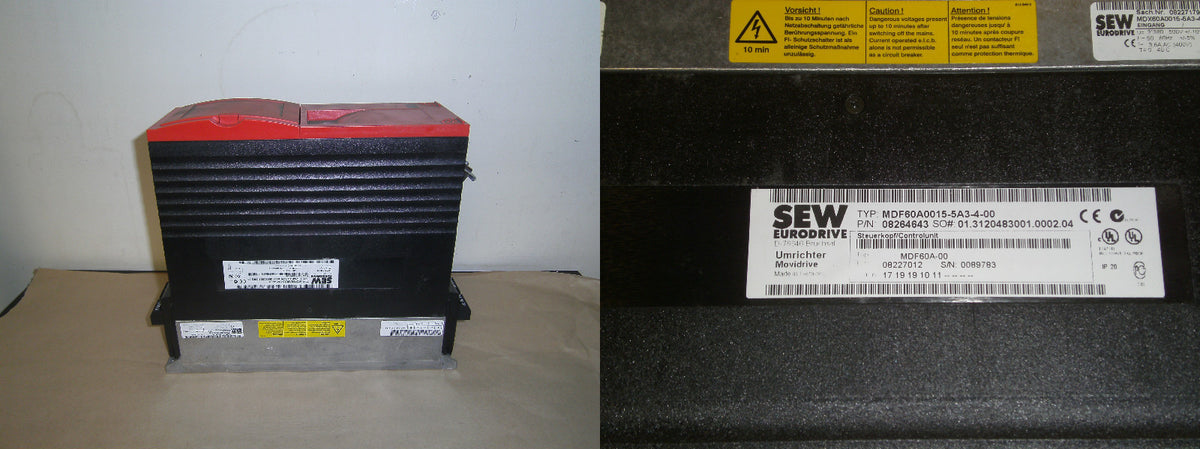 SEW Eurodrive Frequenzumrichter MDF60A0014-5A3-4-00  2.8KVA Neuwertig
