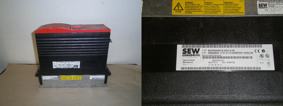 SEW Eurodrive Frequenzumrichter MDF60A0014-5A3-4-00  2.8KVA Neuwertig