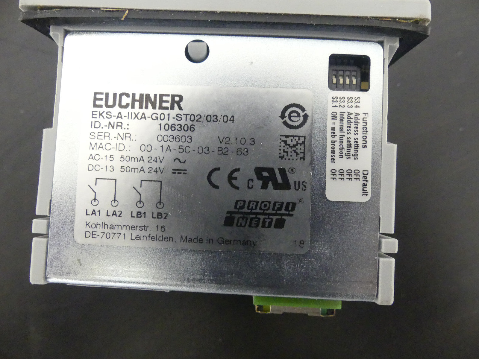 Euchner EKS-A-IIXA-G01-ST02/03/04