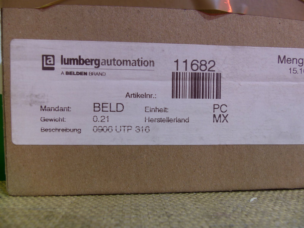 2x Lumberg Automation 0906 UTP 316