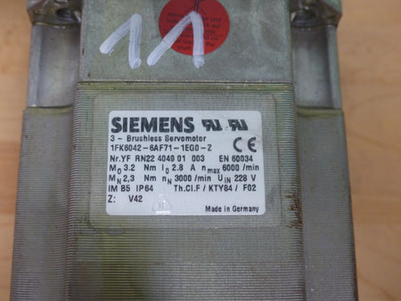 SIEMENS 1FK6042-6AF71-1EG0-Z  1FK60426AF711EG0Z Nezewertig s.Bilder