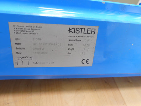Kistler 2151B Elektromechanisches Fügemodul NCFH 10 200 300 BHCG 2151B