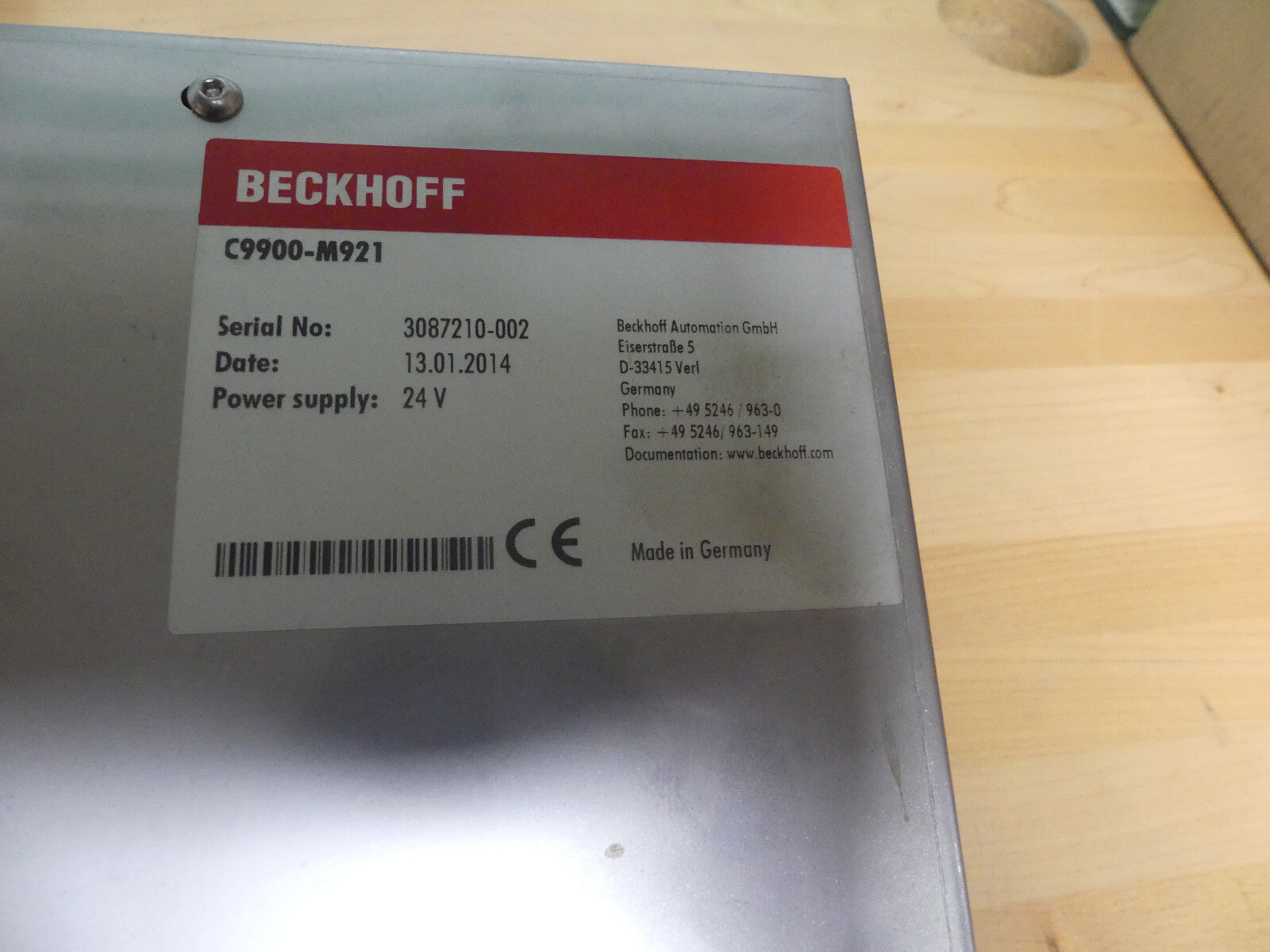 beckhoff C9900-M921 Neuewertig s.Bilder