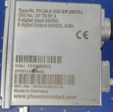 Phoenix Contact RL PN 24-2 DIO 8/8 2SCRJ
