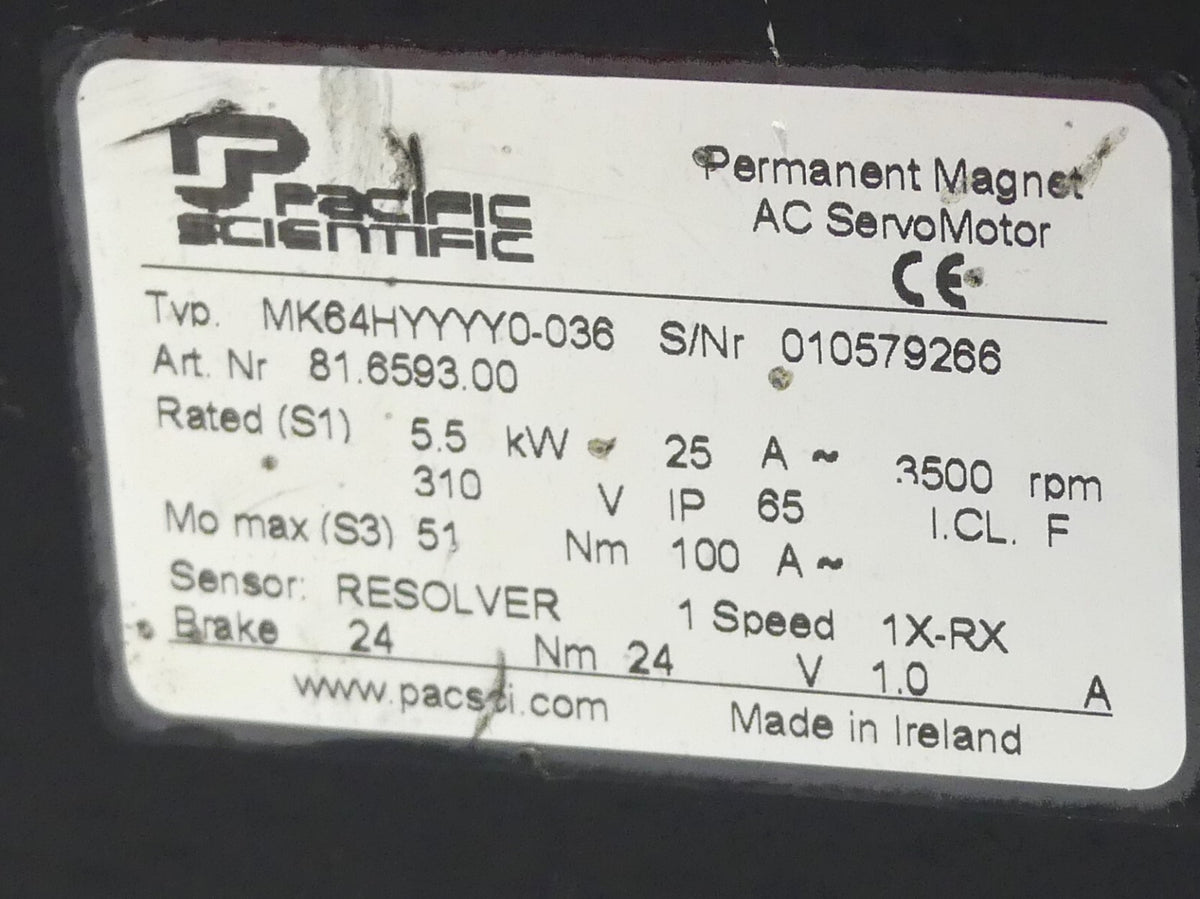 Pacific Scientific MK64HYYYY0-036