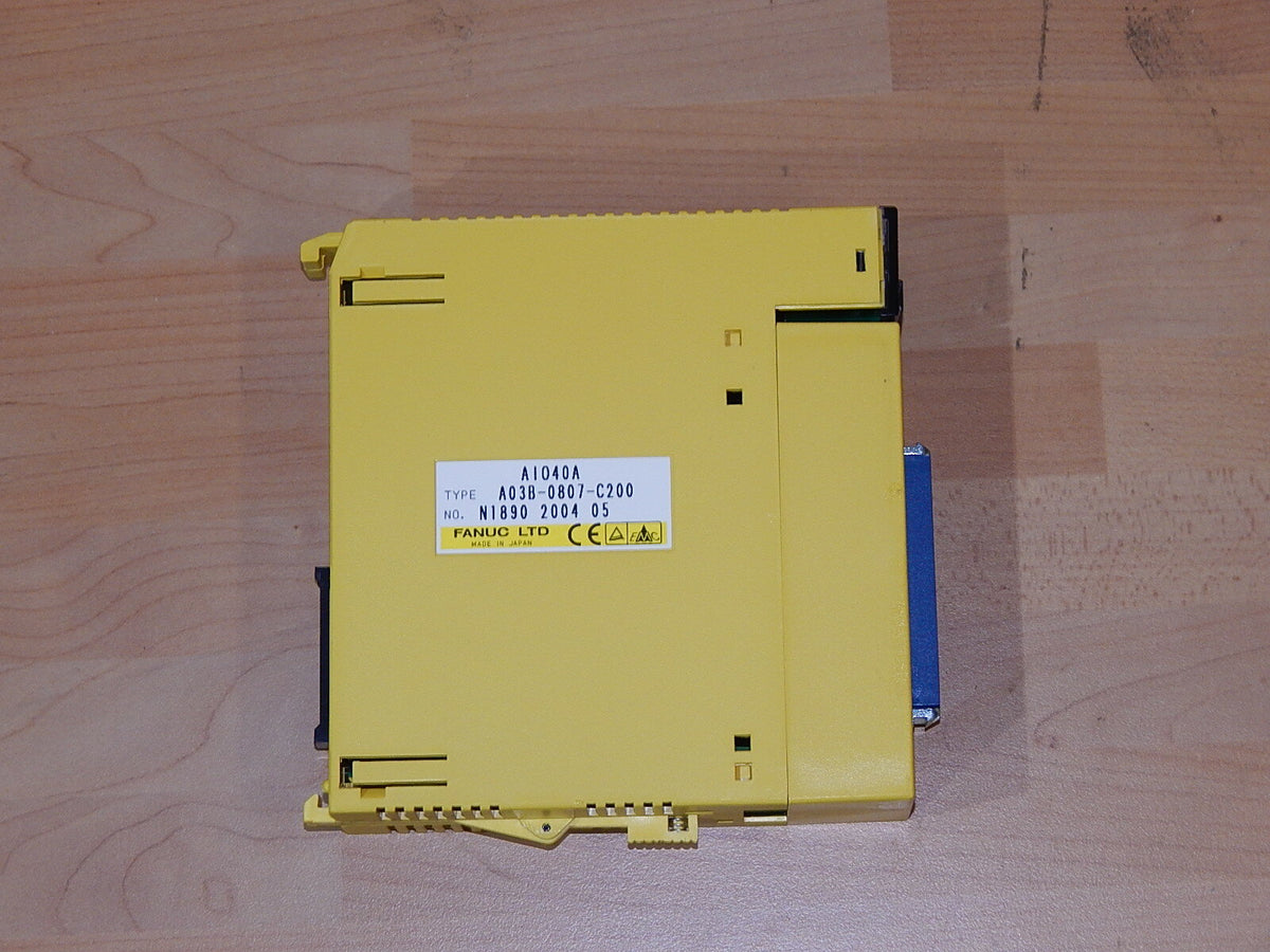  Fanuc AI040A  A03B-0807-C200 Input Output Module used