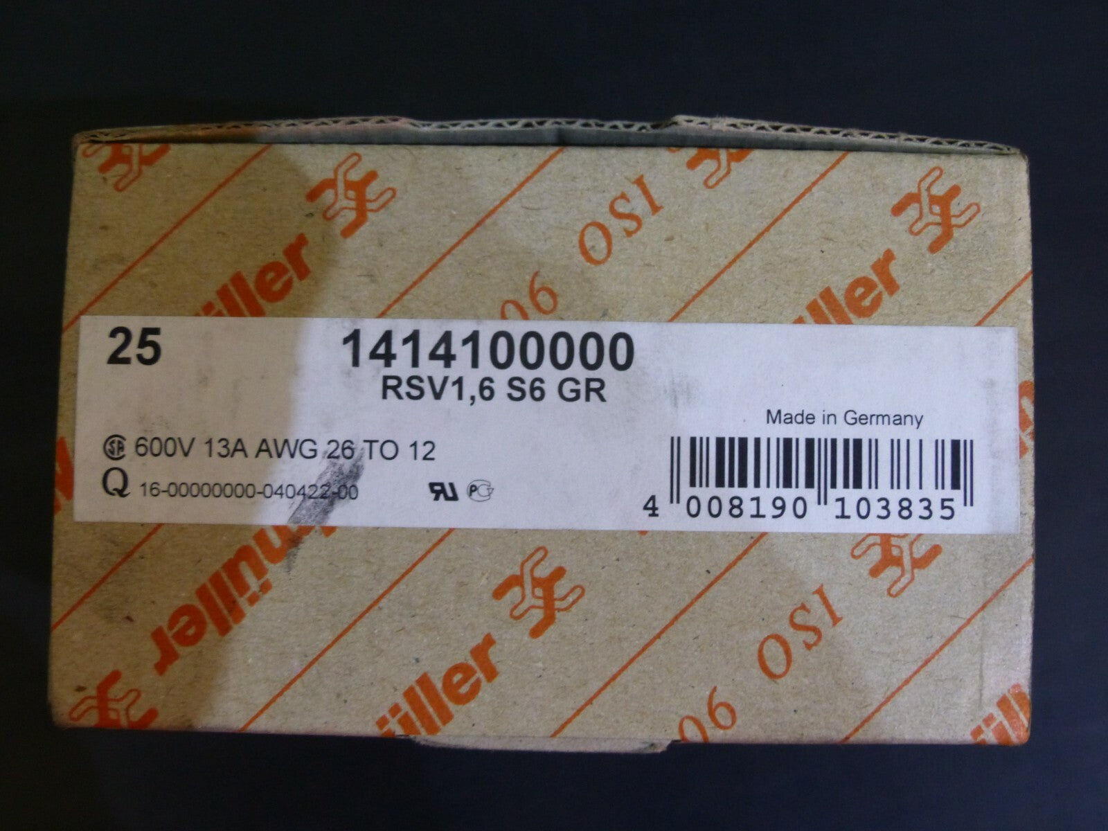 25x Weidmüller RSV 1,6 S6 GR s. Bilder