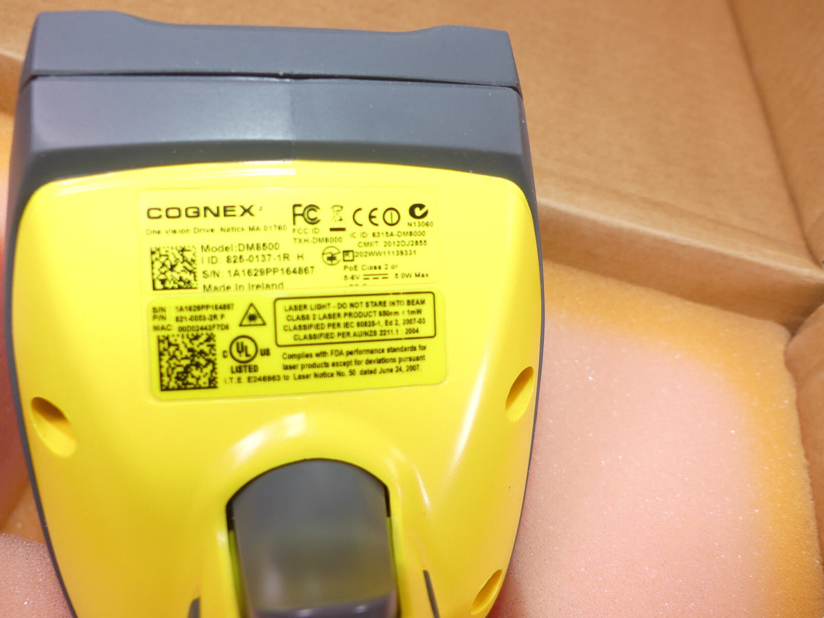 COGNEX DM8500 Barcode Scanner ID: 825-0137-1R  P/N: 821-0053-2R