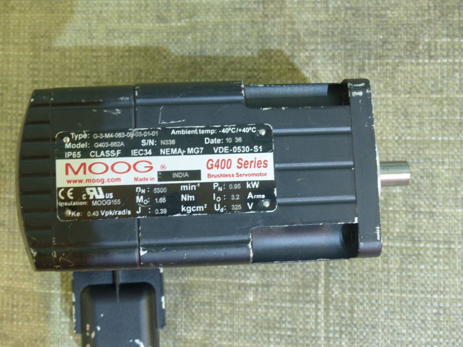 MOOG G403-662A // G-3-M4-063-09-03-01-01