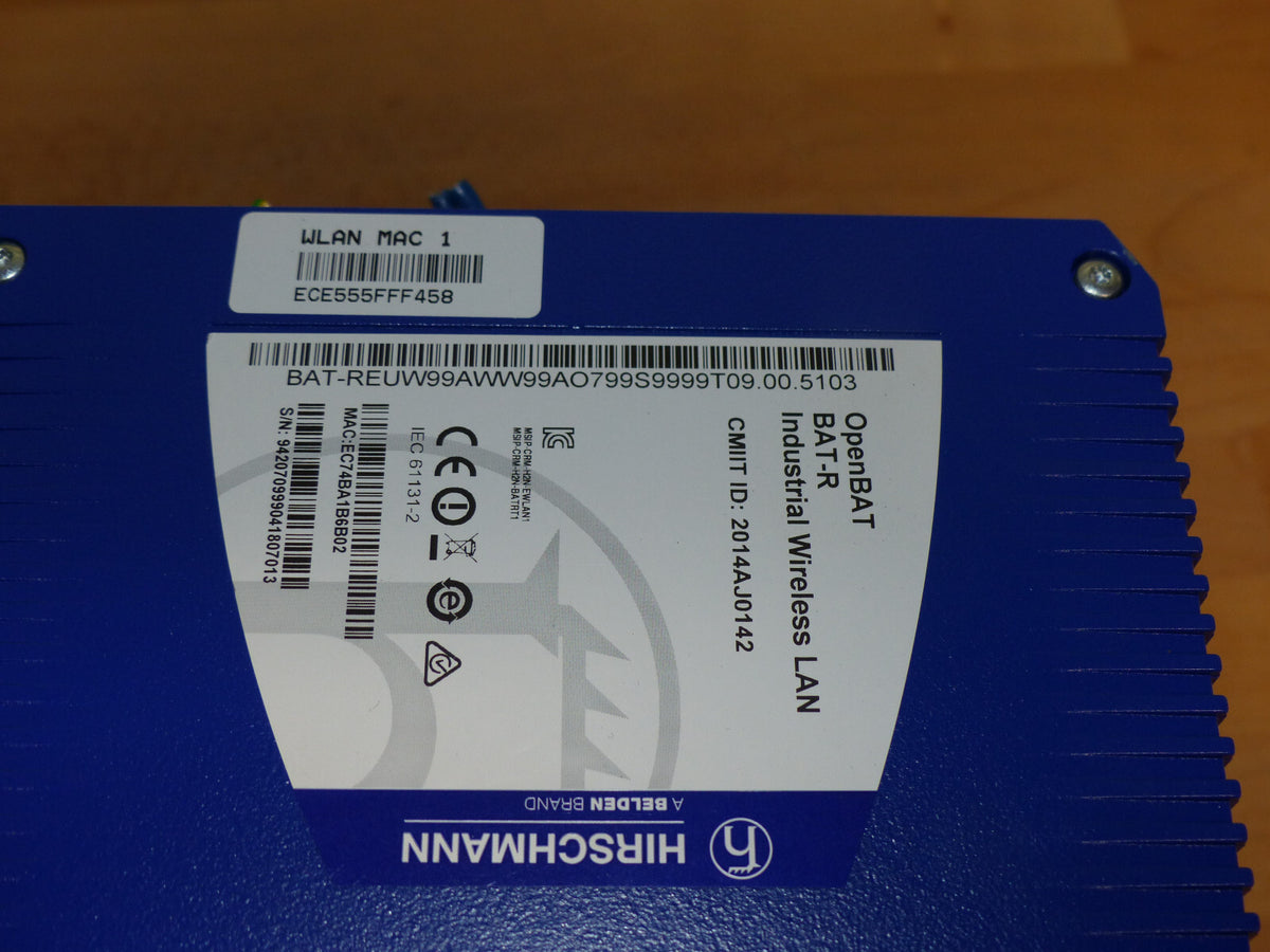 HIRSCHMANN  BAT:REUW99AVVVV99AO799S9999T09.00.5103 used s.Bilder