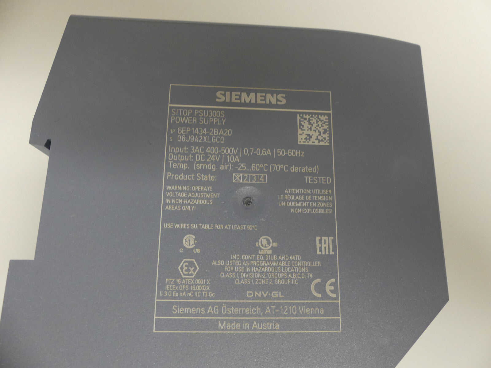 Siemens Sitop PSU300S Stromversorgung 6EP1434-2BA20