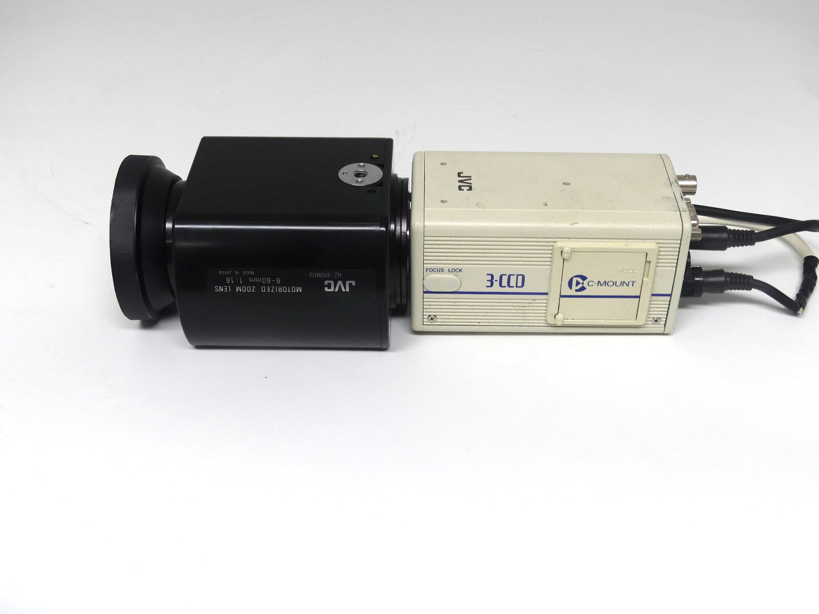 JVC 3-CCD Farbe Videokamera C-Mount W/O Linse KY-F55BE+JVC HZ-610MDU