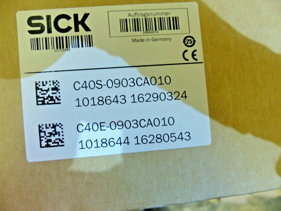  Sick Lichtvorhang Sender-Empfänger-Paar C40S-0903CA010 + C40E-0903CA010  New