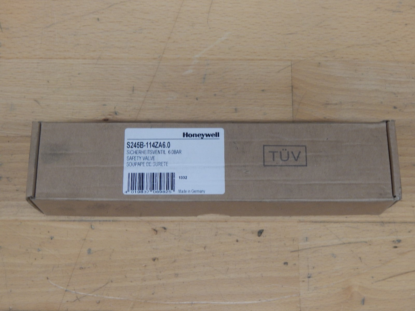 Honeywell  S245B-114ZA6.0 Sicherheitsventil /6.0BAR //OVP