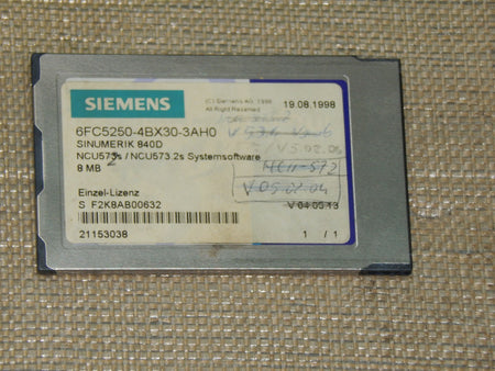 Siemens Sinumerik 840D 6FC5250-4BX30-3AH0