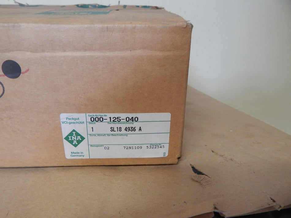 INA SL184936A Cylindrical Roller Bearing Double Row Neu