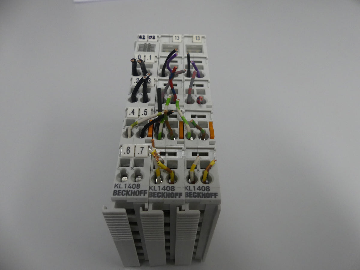3x Beckhoff KL1408