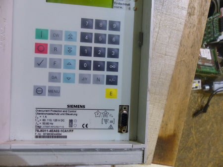 Siemens 7SJ5311-4EA02-1CA1/FF Überstromseitschutz